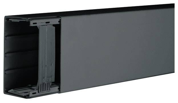 2m Hager LF6011009011 Kabelkanal aus PVC LF 60x110mm gschwarz-0