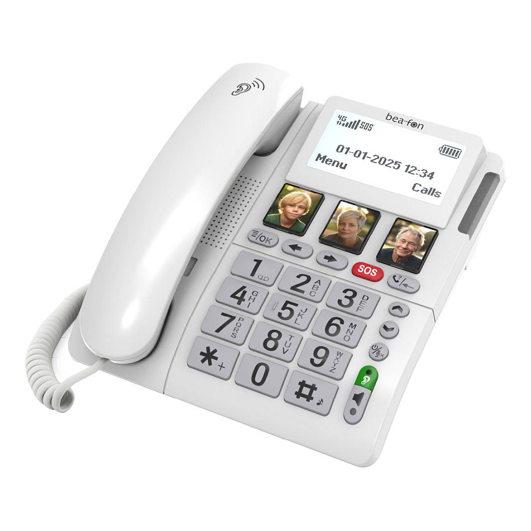 BEA-FON - ML10 LTE 4G Tischtelefon mit SOS Funktion/Notrufsender - Mobiltelefon-0