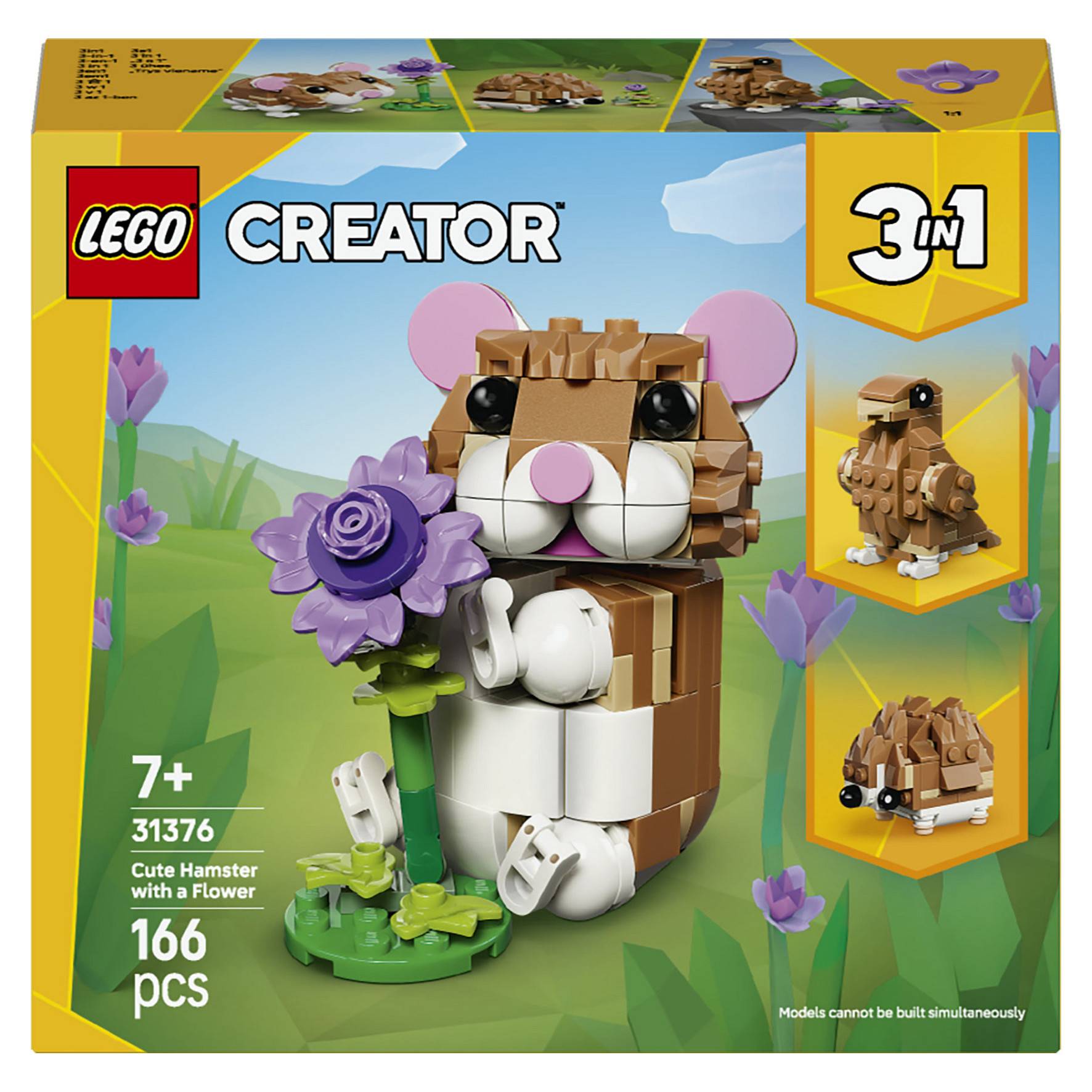 LEGO - Creator Niedlicher Hamster mit Blume--31376-0
