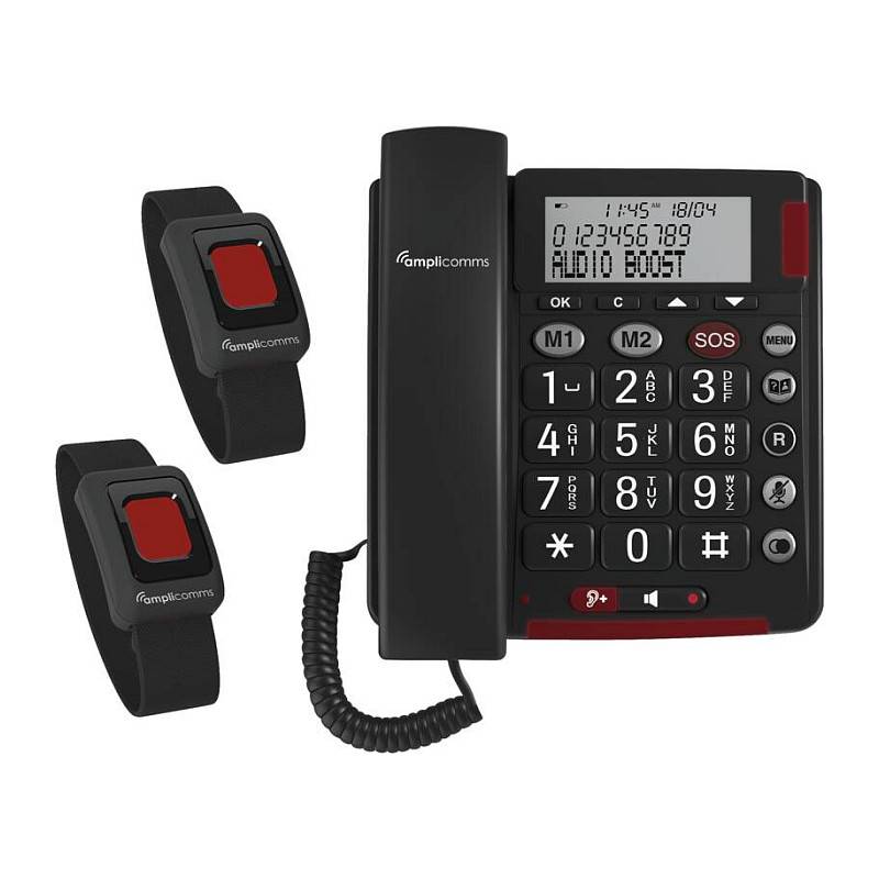 Amplicomms BigTel 50 Alarm Plus - Telefon mit-0