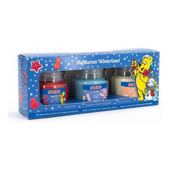 Haribo Duftkerze Winterland 3er Set