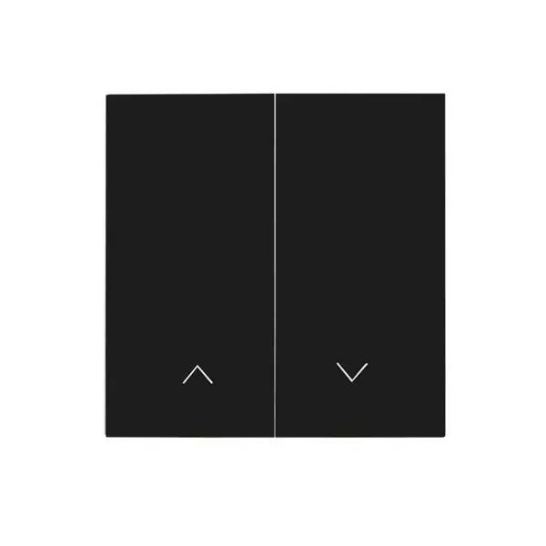 PAWO Wippe WDTR00221EBE-EU1 Plus 55 matt schwarz mit Symbol Jalousie-0