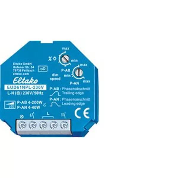 ELTO Universal-Dimmschalte EUD61NPL-230V luss, speziell für LED