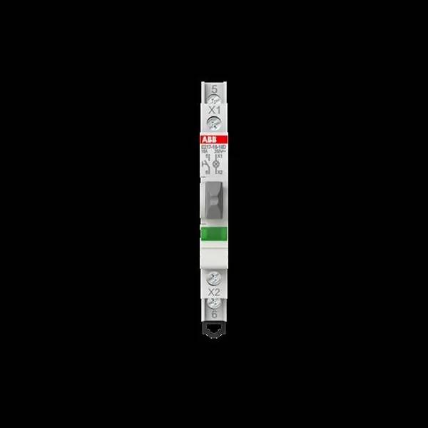 ABB Leuchttaster Grün 16 A, 1 Schließer, 250 V AC mit LED 115-250 V AC-0