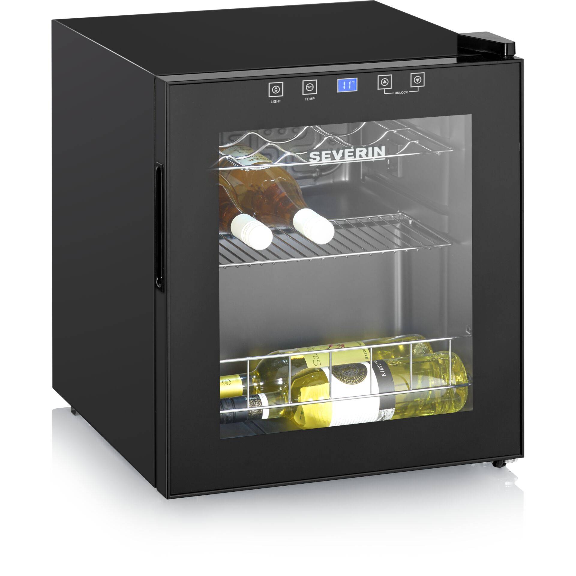 SEVERIN WKS8907, Freistehend, 15 Flasche(n), F, Schwarz-1