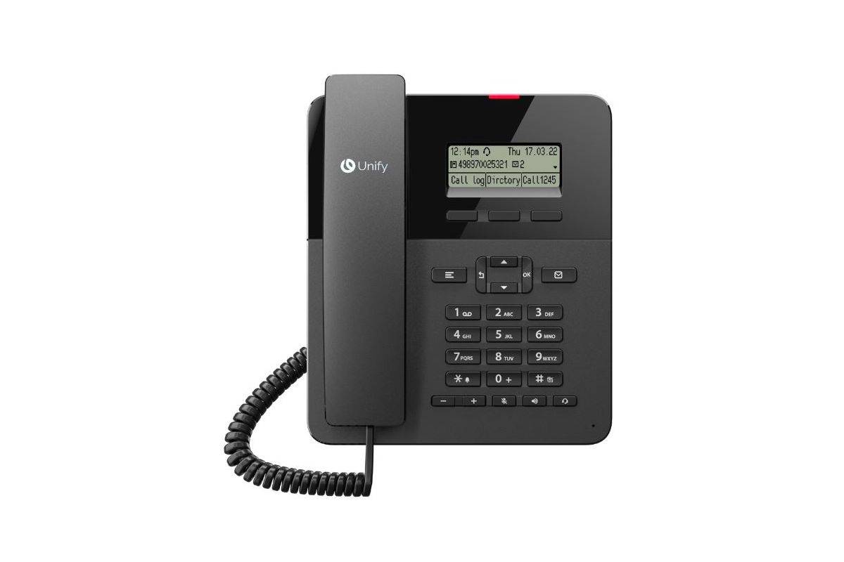 Unify OpenScape Desk Phone CP110 - VoIP-Telefon - SIP - SRTP - HFA - Schwarz-0