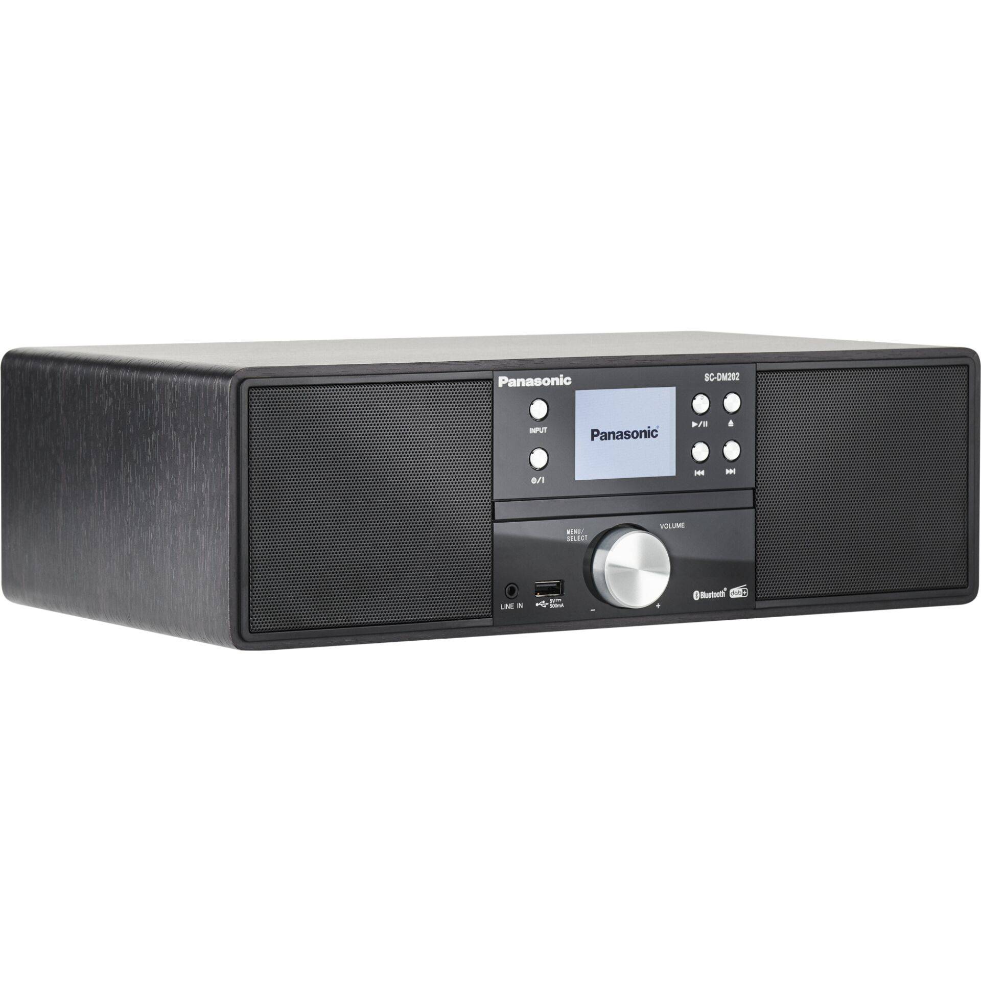 Panasonic SC-DM202 - Audiosystem - 2 x 12 Watt - Schwarz-0