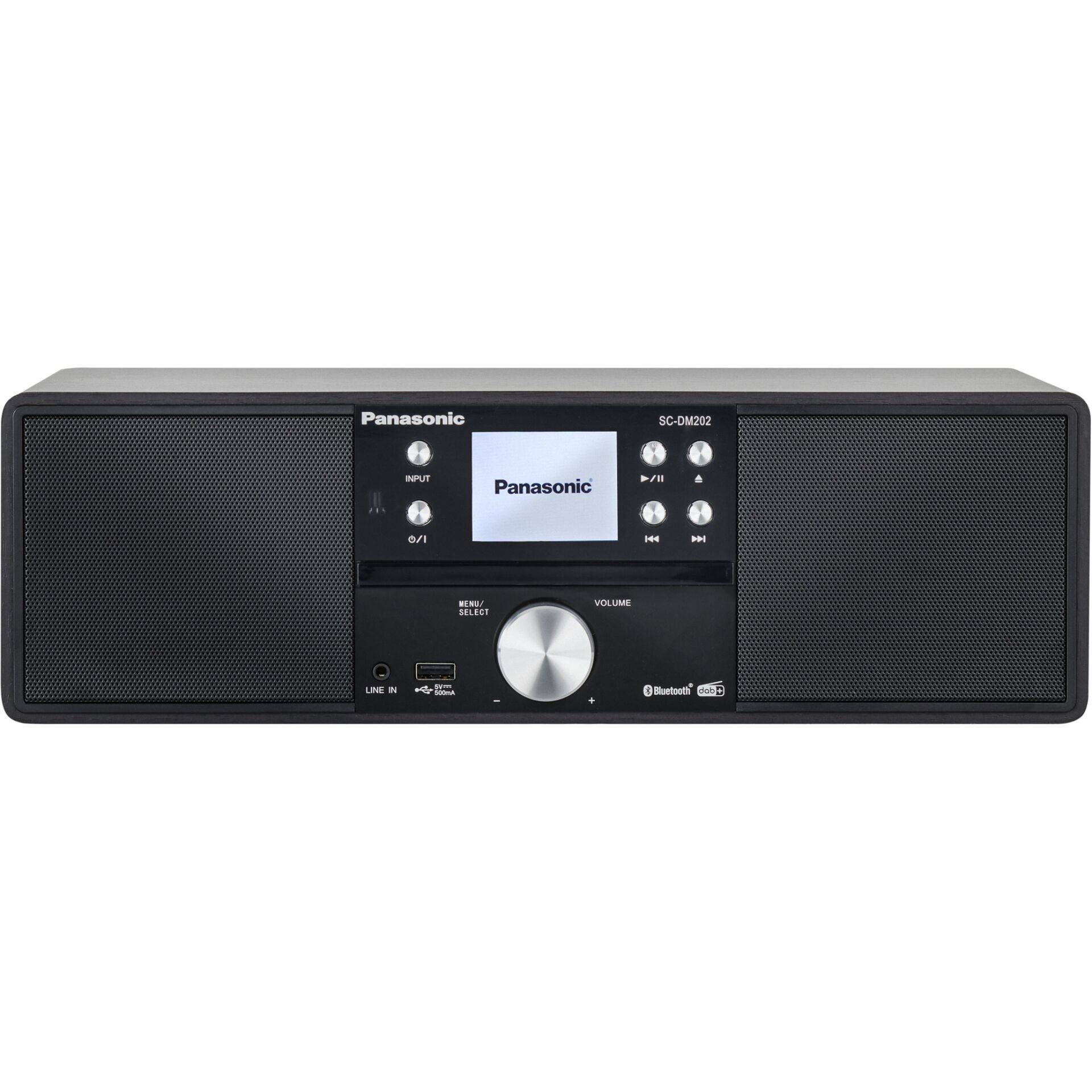 Panasonic SC-DM202 - Audiosystem - 2 x 12 Watt - Schwarz-1