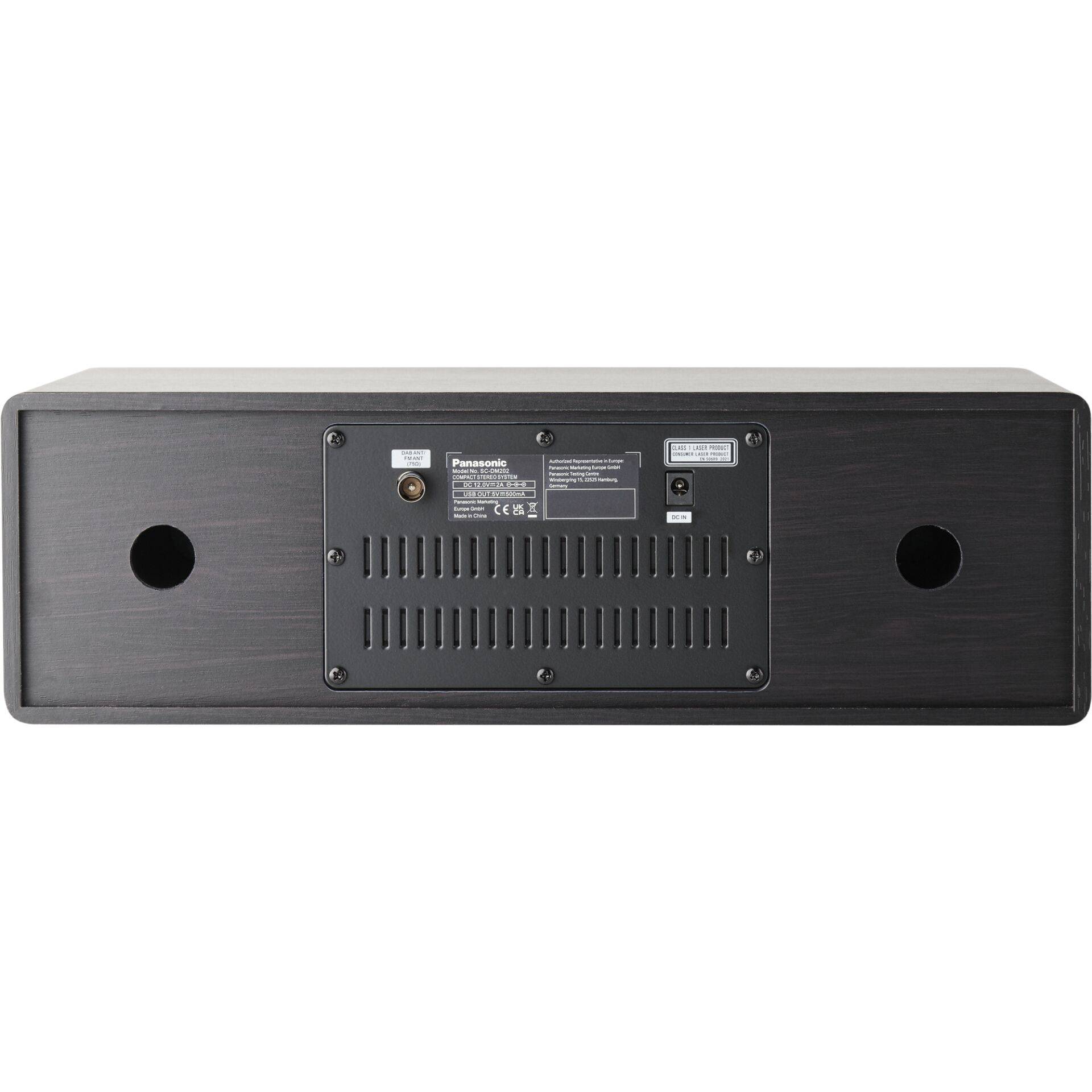 Panasonic SC-DM202 - Audiosystem - 2 x 12 Watt - Schwarz-2