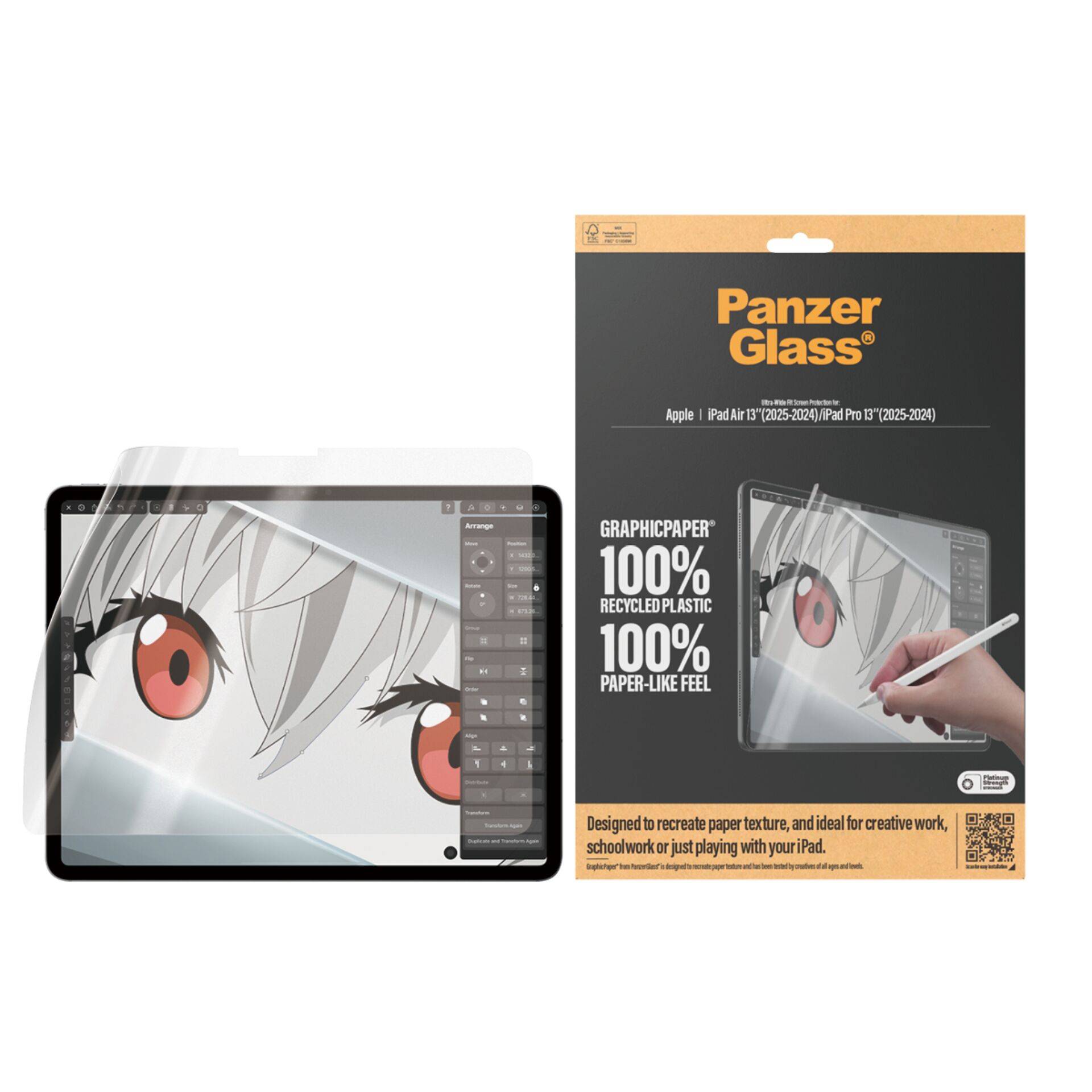 PanzerGlass Bildschirmschutz für Tablet - ultrabreite Passform - Folie - für Apple 13-inch iPad Air (M2, M3)-1