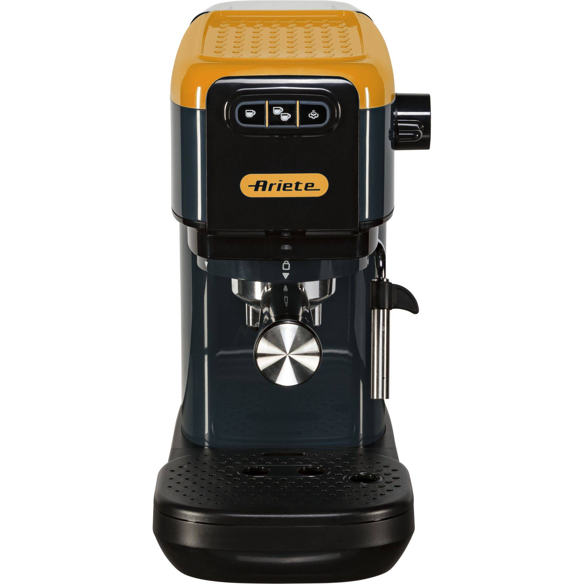 Ariete 1399/16, Espressomaschine, 1,1 l, Gemahlener Kaffee, Kaffeepad, 1300 W, Gelb-0