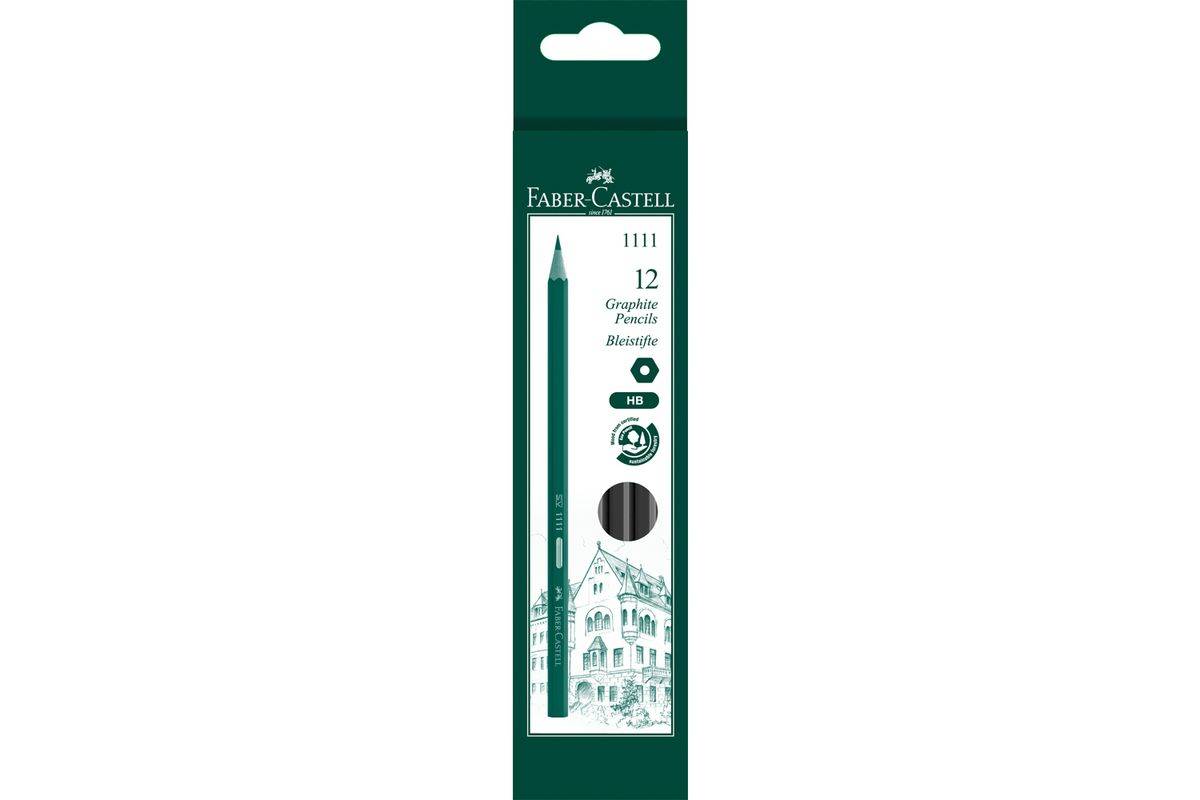 FABER-CASTELL Bleistift 1111 HB 12 Stk.-1