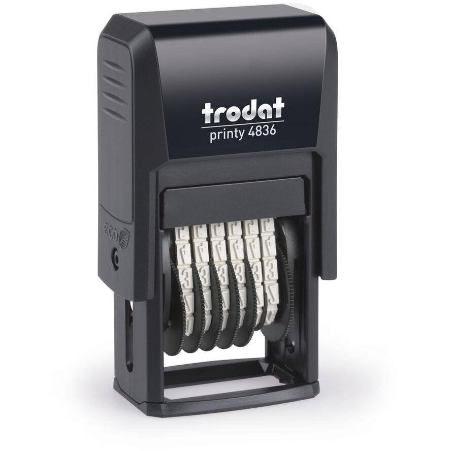 trodat Ziffernstempel Printy schw+Kissen schw 48313 Multimedia-Technik Stempel-0