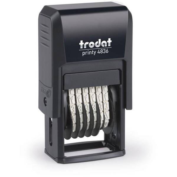 trodat Ziffernstempel Printy schw+Kissen schw 4836 Multimedia-Technik Stempel
