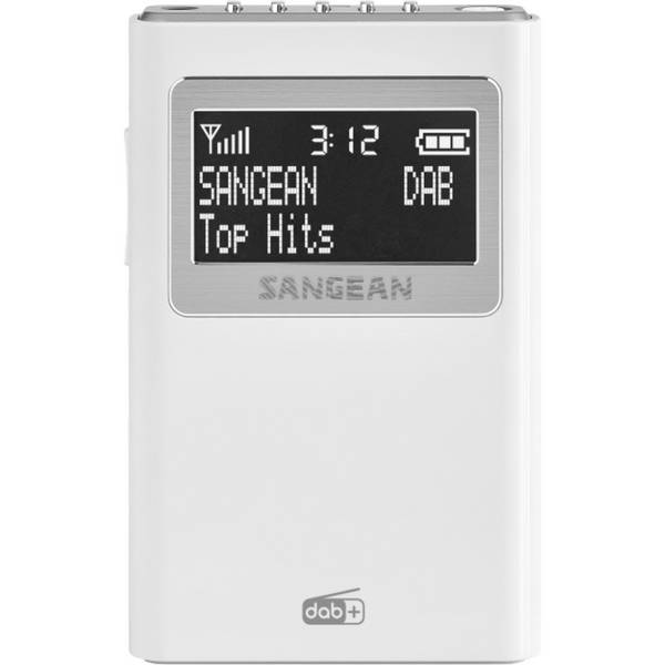 Sangean Electronics DPR-39 Pocket 390 White