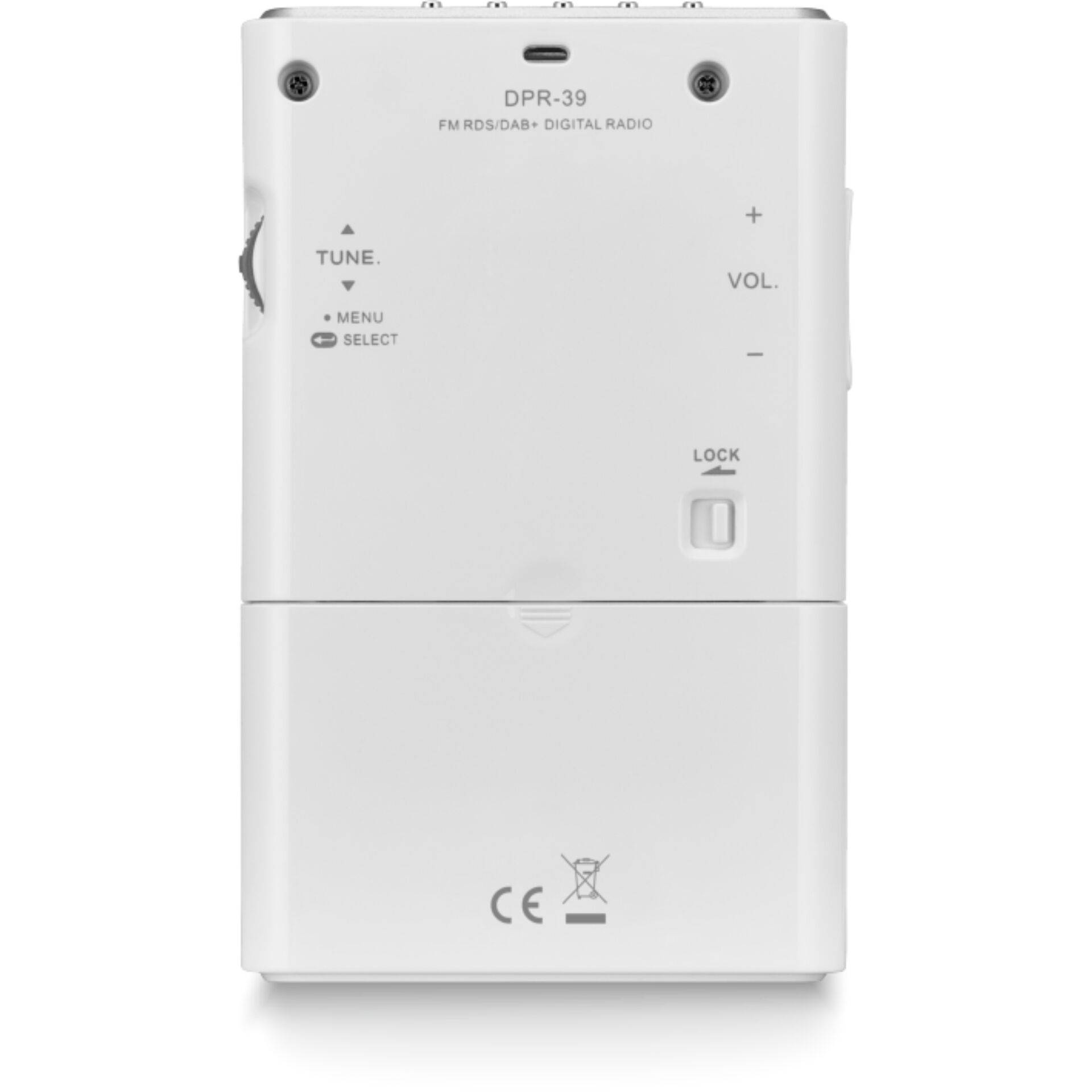Sangean Electronics DPR-39 Pocket 390 White-1