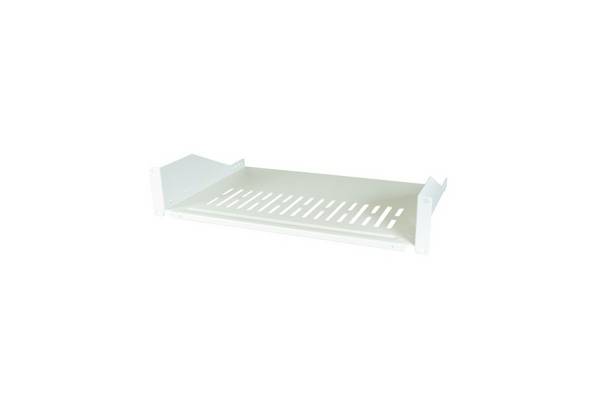 EFB-Elektronik 691650GR.2A, 19" 2HE Fachboden, Tiefe 300 mm, Traglast 22 kg, RAL7035