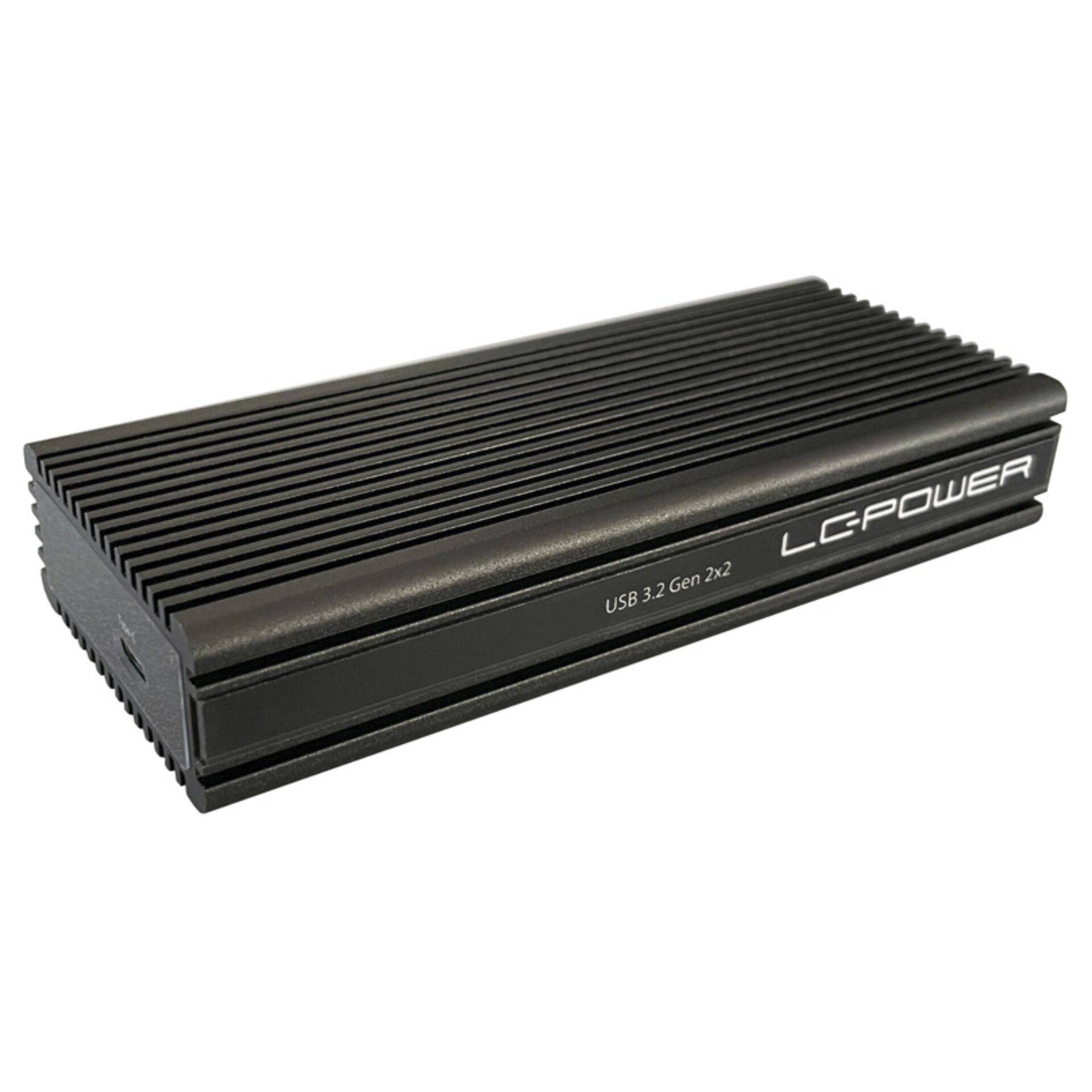 LC-Power LC-M2-C-NVMe-2X2-RAID USB-C-Gehäuse für NVMe-M.2 retail-0