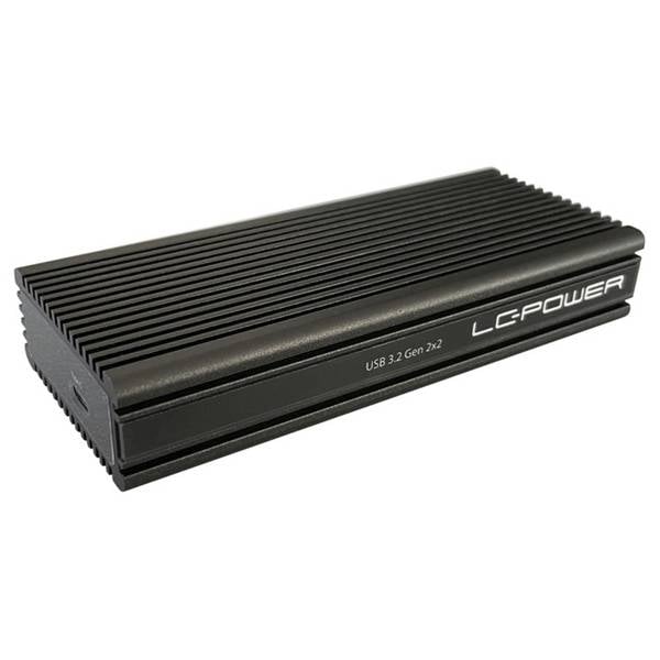 LC-Power LC-M2-C-NVMe-2X2-RAID USB-C-Gehäuse für NVMe-M.2 retail