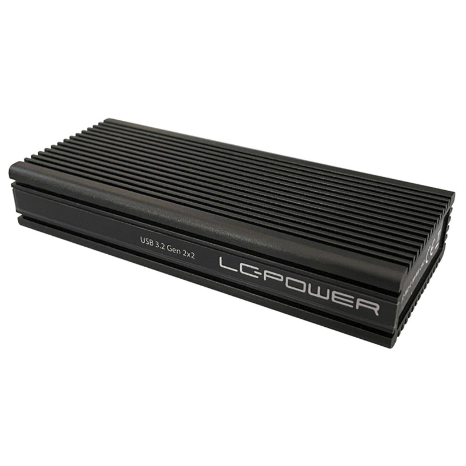 LC-Power LC-M2-C-NVMe-2X2-RAID USB-C-Gehäuse für NVMe-M.2 retail-1