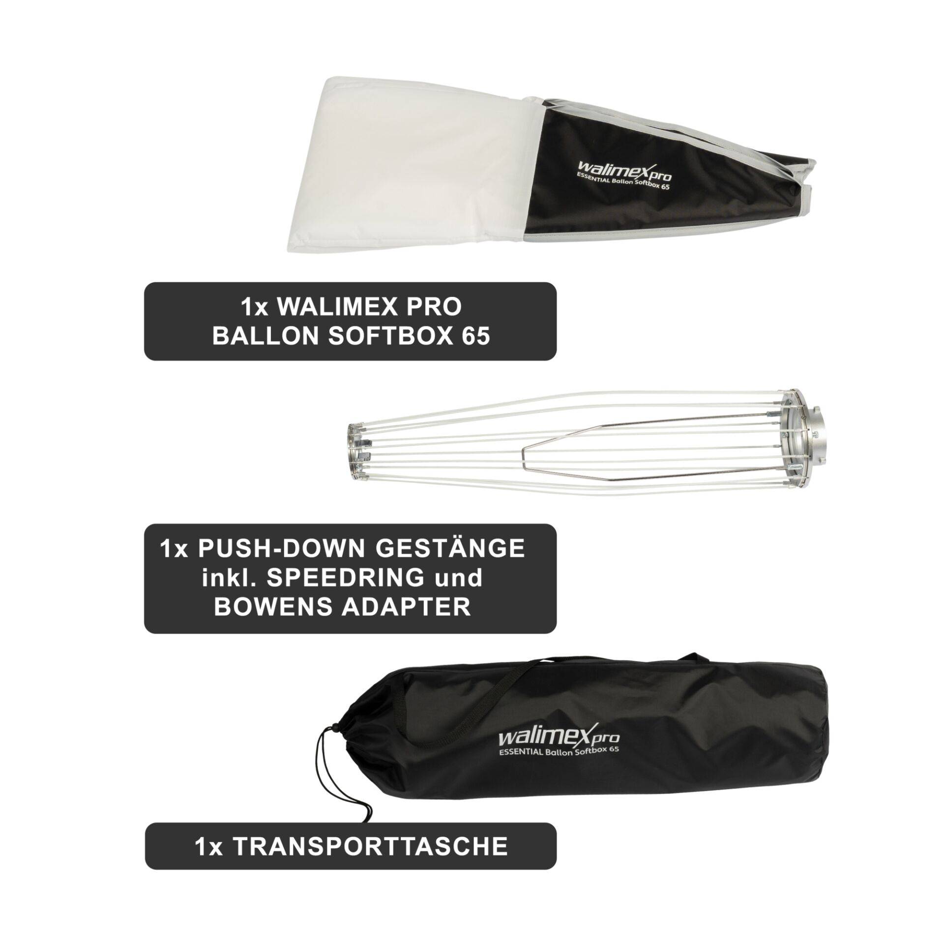 Walimex pro Softbox Essential Ballon 65-1
