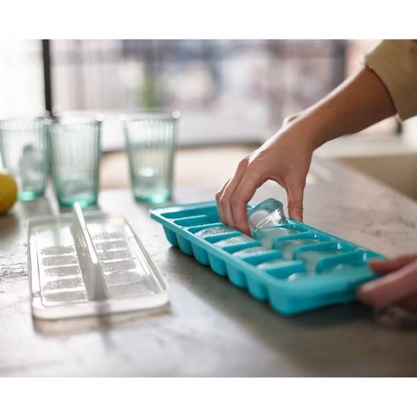 Flow Easy-fill Eiswürfelbehälter blau