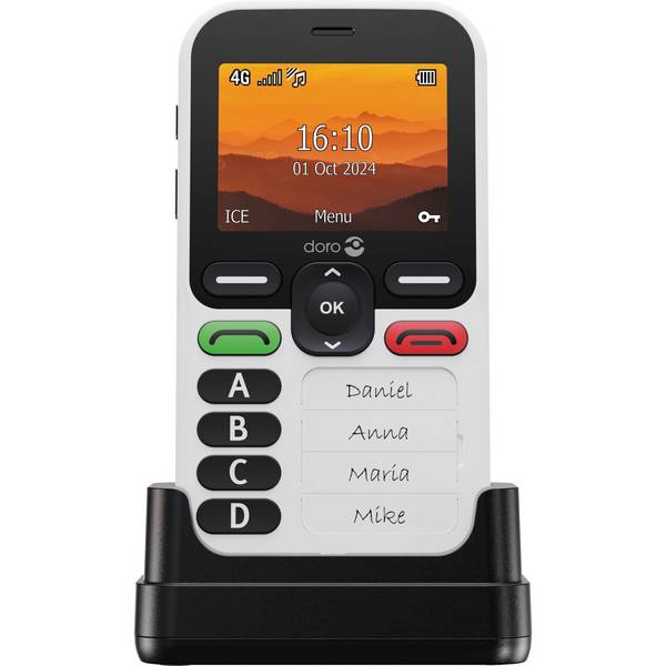 Doro Leva X10 - 4G Feature Phone - RAM 64 MB / Interner Speicher 128 MB - microSD slot - 320 x 240 Pixel (60 Hz)