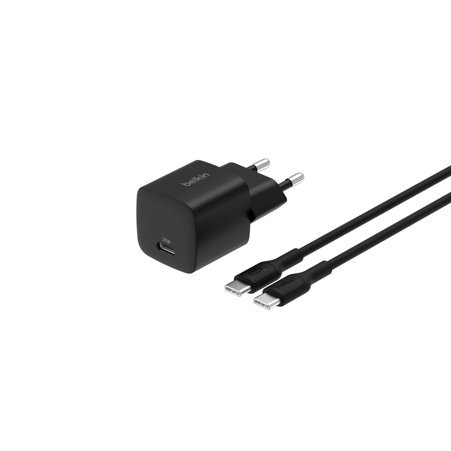 Belkin BoostCharge - Powerbank + AC-Netzteil - 10000 mAh - PD - 3 Ausgabeanschlussstellen (24 pin USB-C, 2 x USB)-2
