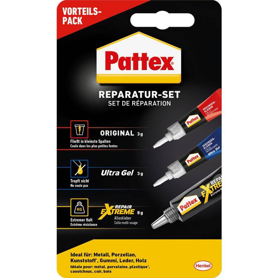 PATTEX - Reparatur-Set Sek.kleber flüssig & Gel+Repair Extreme-0