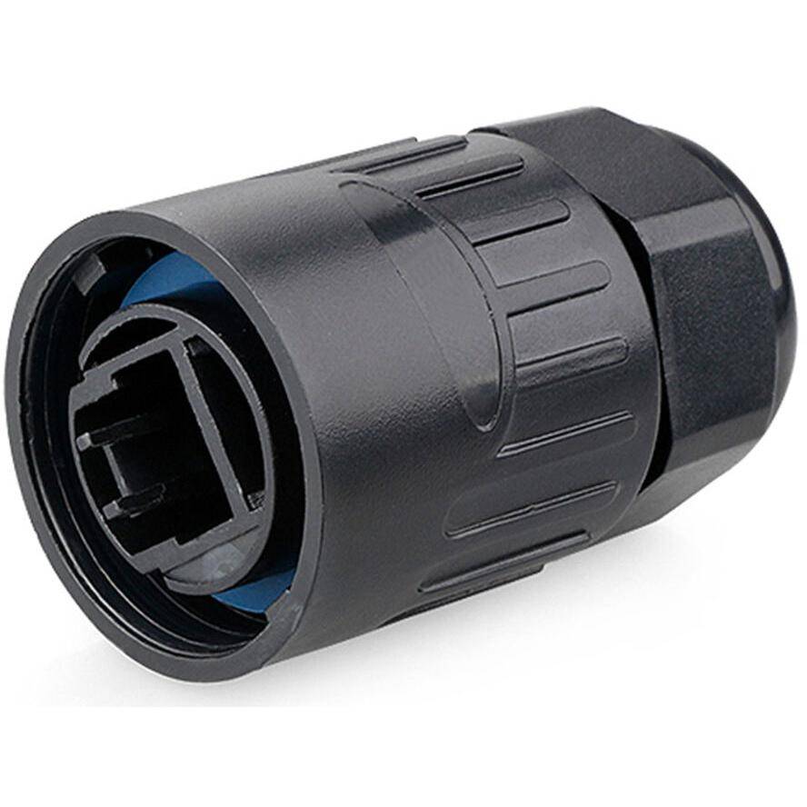 Industrie-Steckverbinder S6 - Unbestückter Stecker, Aussparung für RJ45 Stecker, Bajonett, Good Connections®-0