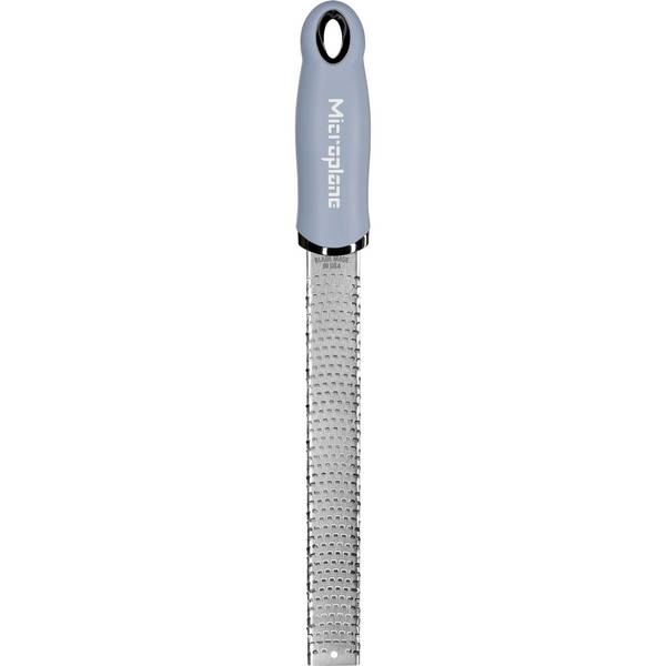 Microplane Zester - Raspel-Reibe - Blau - Edelstahl - - - Aufhängeloch