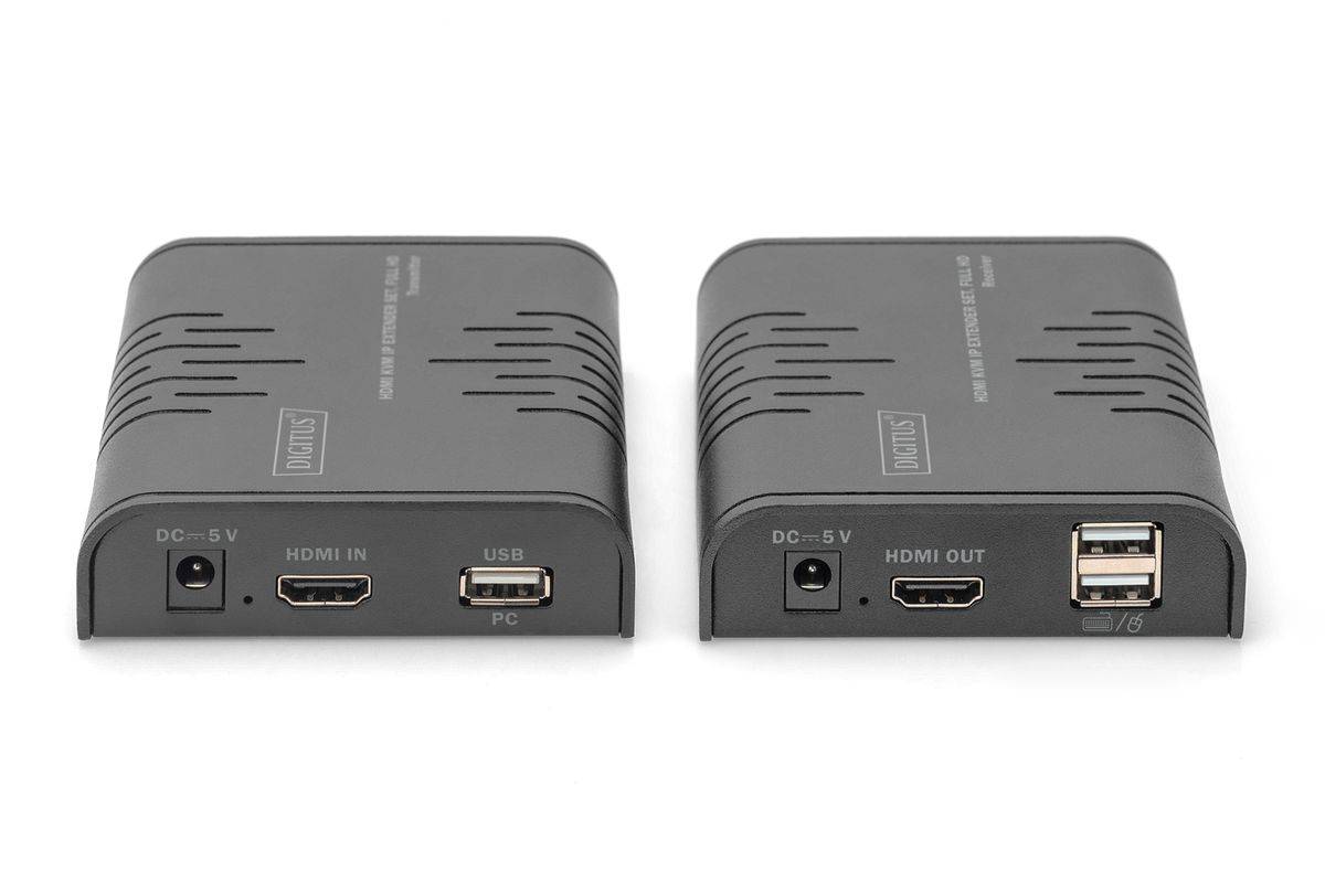 DIGITUS HDMI KVM IP Extender Set, Full HD-1