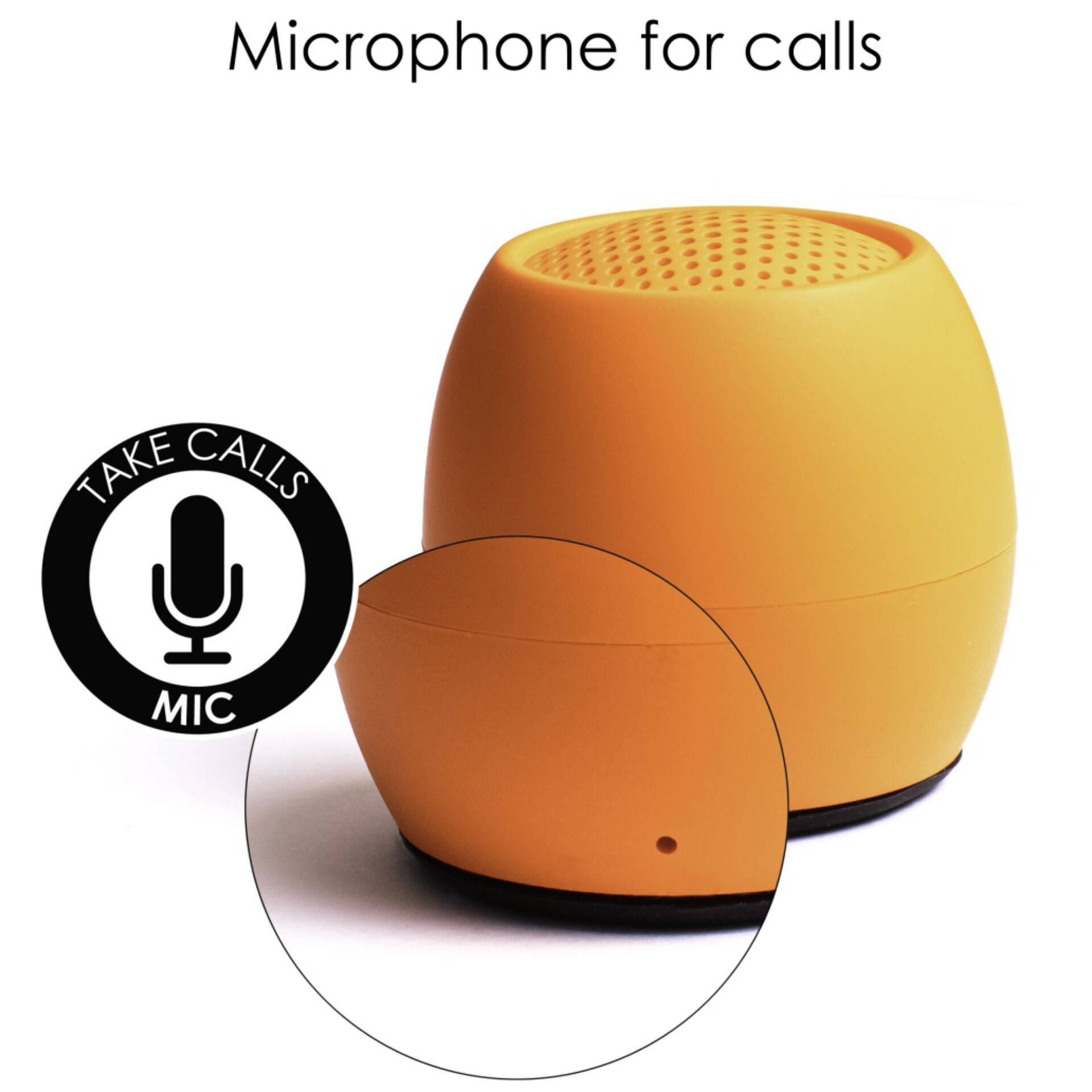 Boompods Zero Bluetooth® Lautsprecher Freisprechfunktion, stoßfest, Wasserfest Orange-2