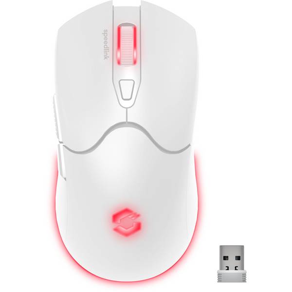 SPEEDLINK Gaming Maus VELOX aufladbar kabellos RGB ws retail - Maus - 4.800 dpi