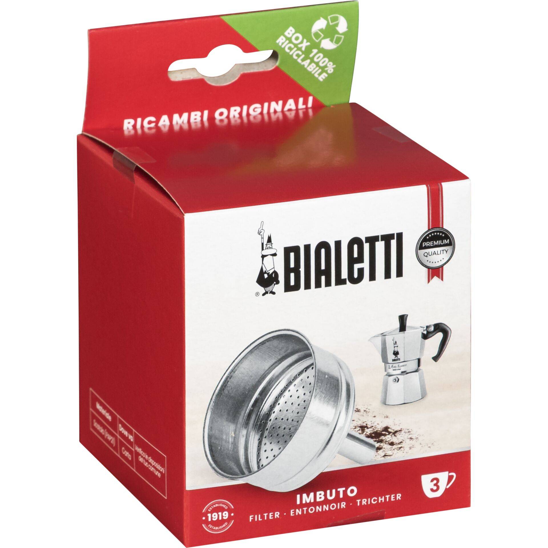 BIALETTI - Ricambi Trichter für 3 Tassen-0