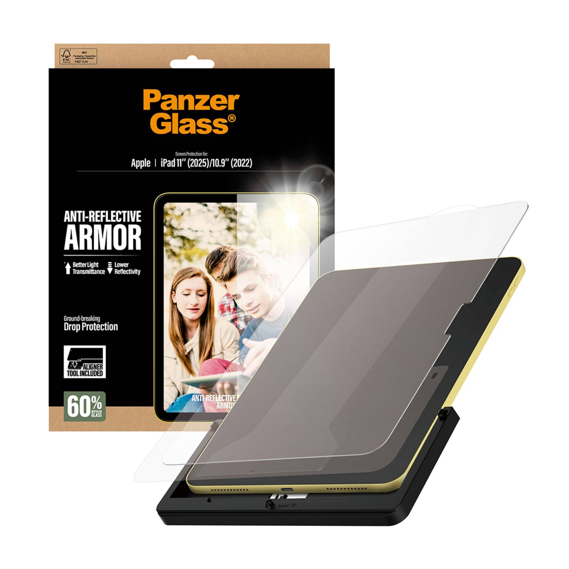 PANZERGLASS - AntiReflective Protector iPad 11"" 2025/UWF Fastfit-1