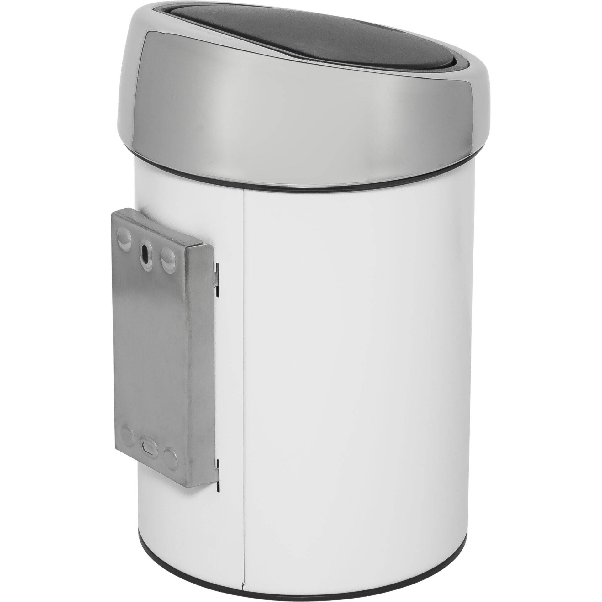 BRABANTIA - 364488 - 3 l - Rund - Kunststoff - Edelstahl - Metallisch - Weiß - Kunststoff - Manuell-1