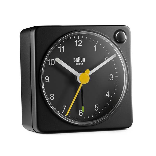 BRAUN - BC 02 XB Quarzwecker schwarz Lichtfunk.
