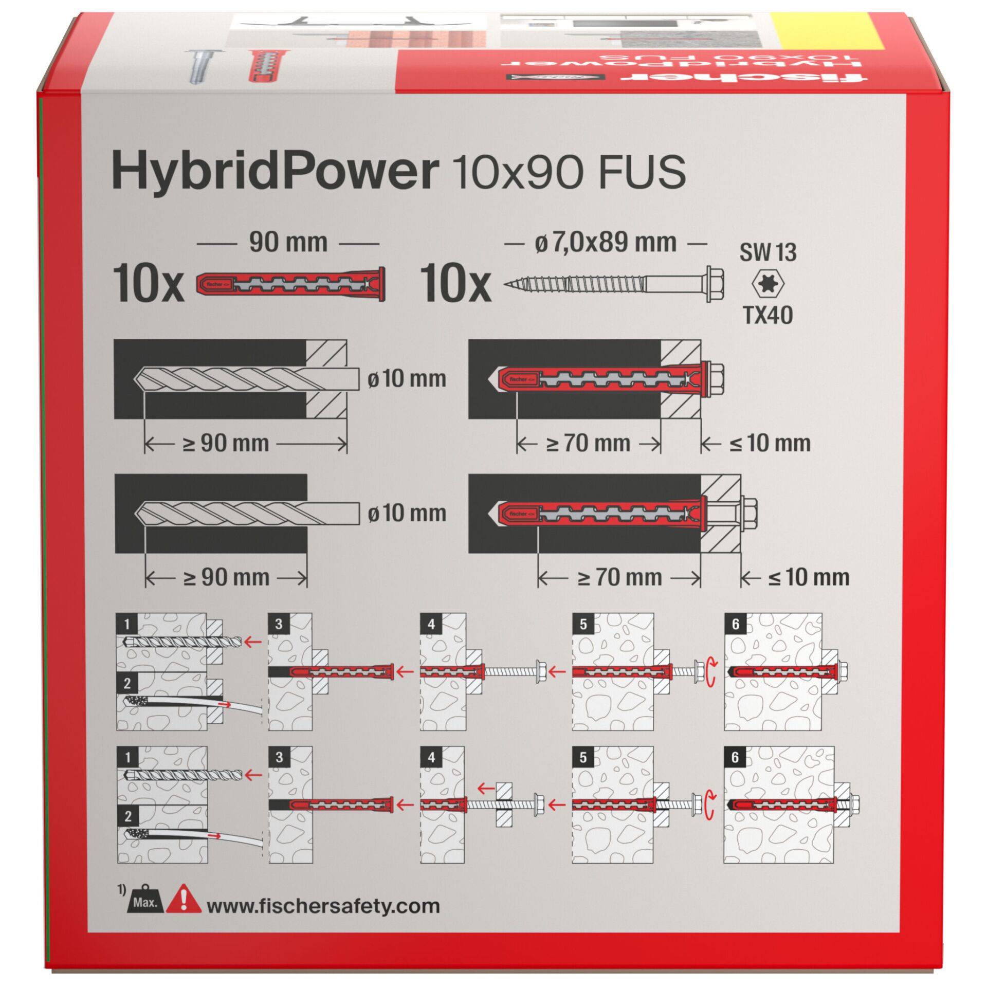 FISCHER - 577390 HybridPower Dübelset-2