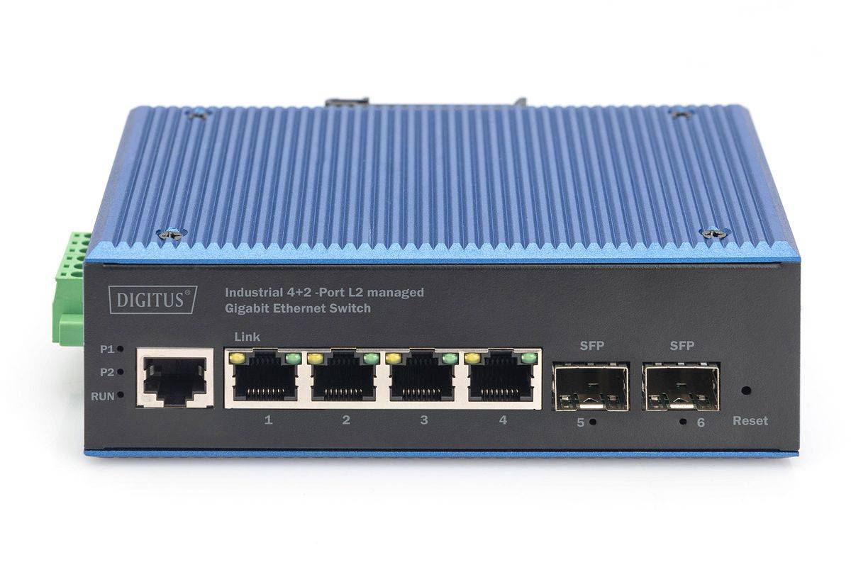 DIGITUS Industrial 4+2 -Port L2 managed Gigabit Ethernet Switch-2