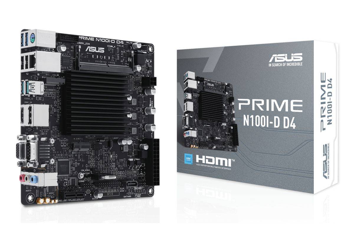 ASUS PRIME N100I-D D4-CSM Mainboard AMD Sockel AM5 Ryzen Zen4 Mini-ITX-0