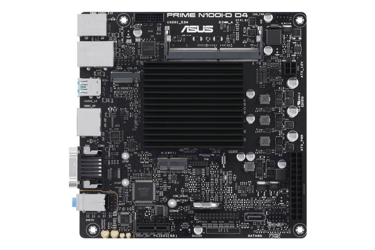 ASUS PRIME N100I-D D4-CSM Mainboard AMD Sockel AM5 Ryzen Zen4 Mini-ITX-1