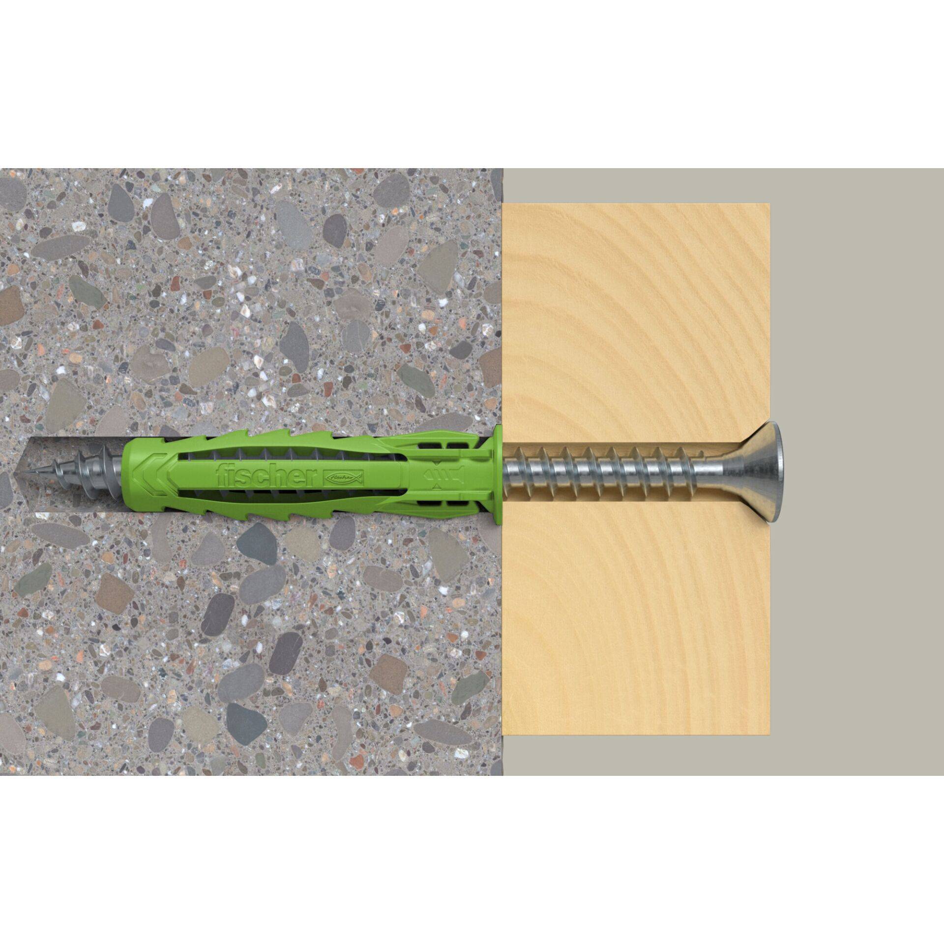 fischer Nylondübel SX Plus Green 8x40, Inhalt 90 Stück-1