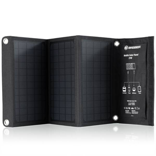 Bresser Mobile Solar Panel 21W mit USB