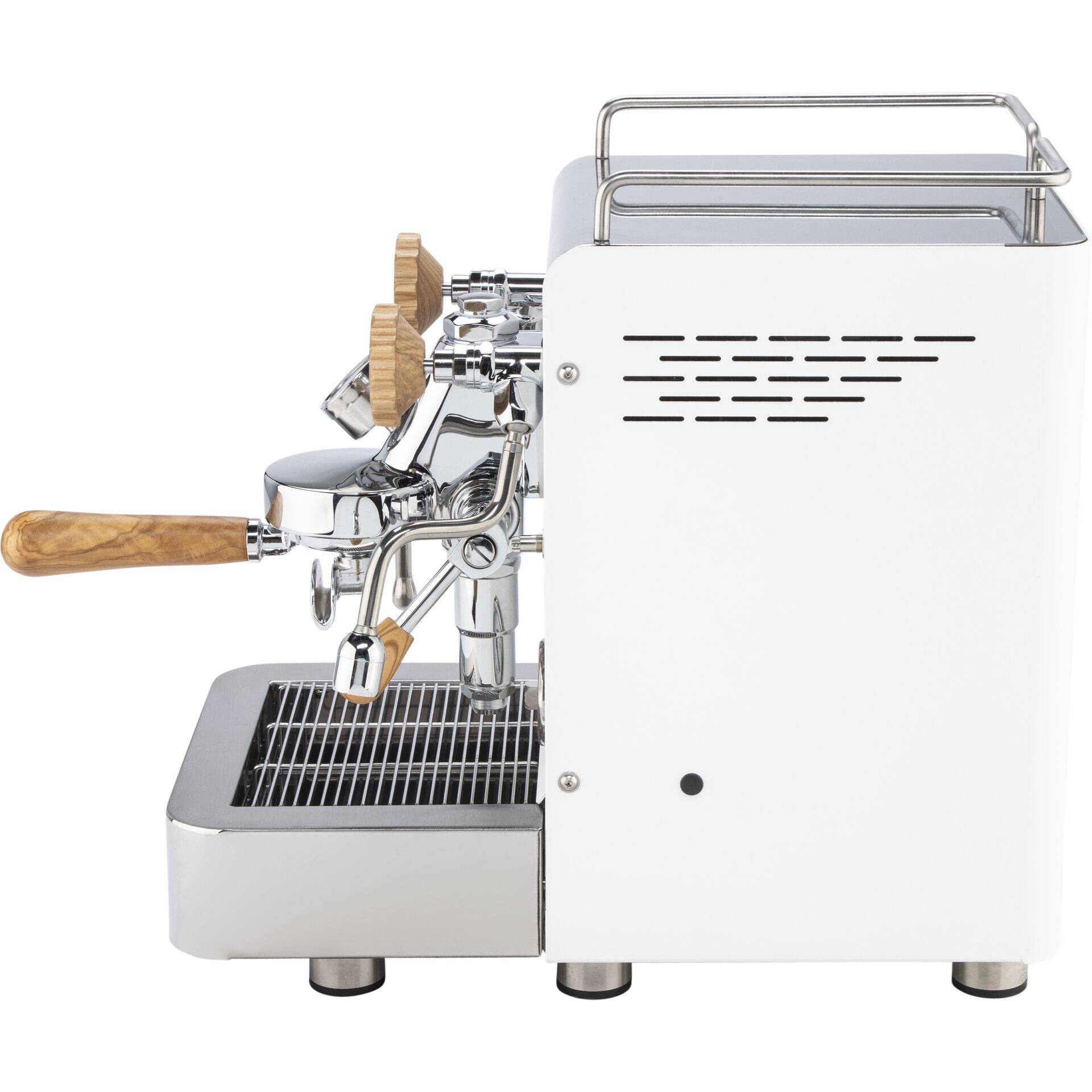 ELBA Gentile weiß RAL9016 Siebträgermaschine-1