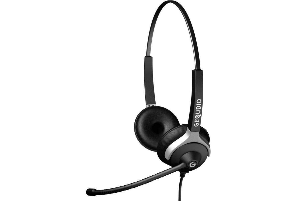 Gequdio Headset 2-Ohr mit Klinke - Headset-0