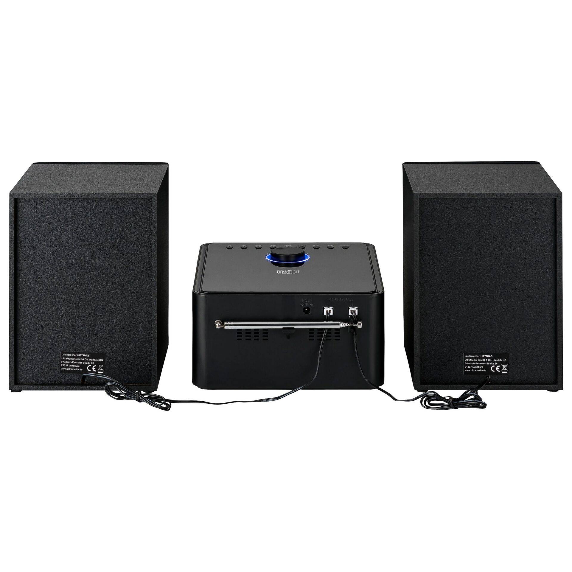 Reflexion HIF79DAB Stereoanlage DAB+ UKW MP3 CD AUX USB Blue - Lautsprecher - Stereo-2