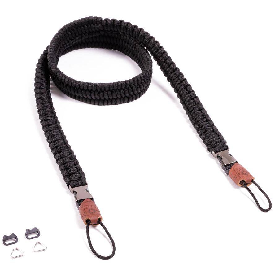 C-ROPE Kameragurt Traveler aus Paracord Silent Black retail-0