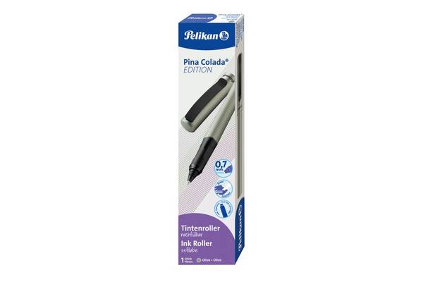 Pelikan Pina Colada Edition, Stick Pen, Olive, Blau, 0,7 mm, Fein, Beidhändig
