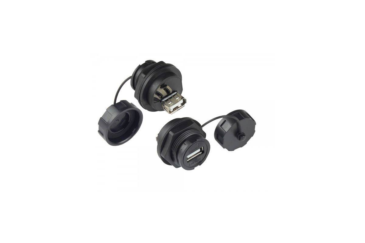 Good Connections IC04-U206 - USB A - Schwarz - Weiblich - Gerade - Polybutylene-0